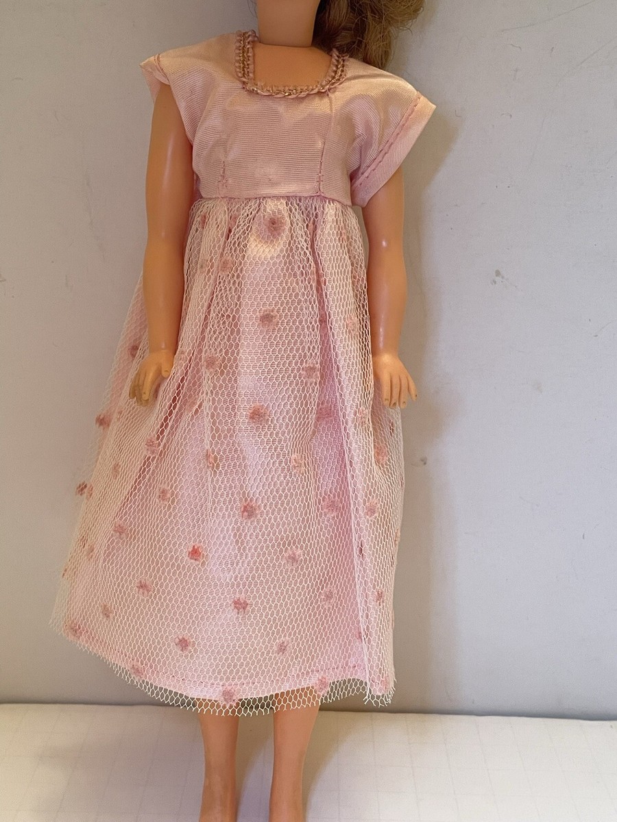 Vintage ♦Tammy♦1960年代★日本製 Vintage 1960s Tammy Doll Clone Dress Pink Swiss Dot Tulle | eBay