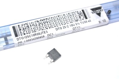 10R 25W 5% SMD TO252 VISHAY Resistor DTO025C10R00JTE3 [QTY=1pcs] | eBay
