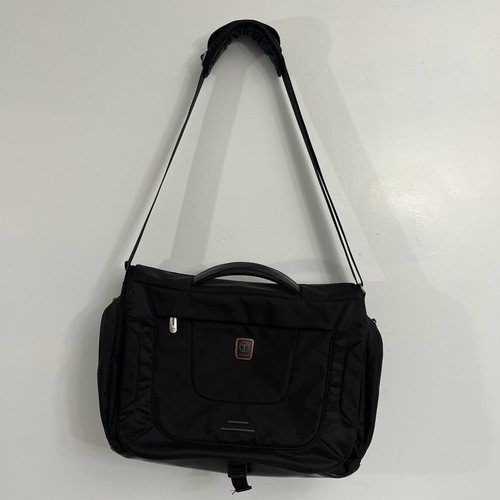 Tumi T Tech Laptop Messenger Shoulder Bag Laptop Black Ballistic Nylon 67175D