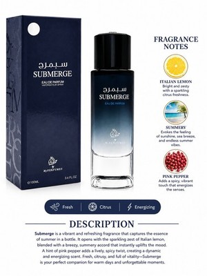 My Perfumes Submerge Eau de Parfum Spray 3.4 fl oz Regular Size Lemon
