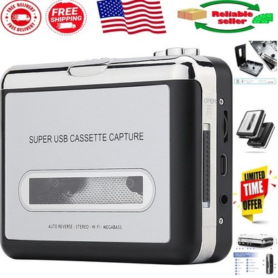 Multi-Device Compatible Cassette Tape Player: Enjoy Music Anytime, Anywhere