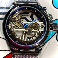SKELETON BRIDGE MECHANICAL AUTOMATIC 40MM SEE...