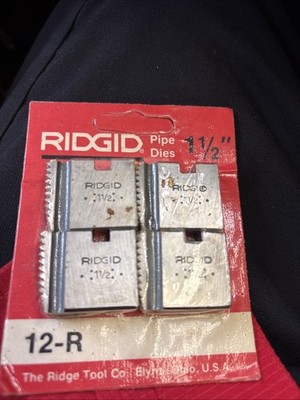 Ridgid 1 1/2 Pipe Die 12R