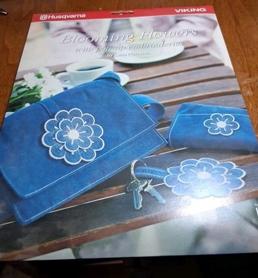 Husqvarna-Blooming Flowers W/Pop-Up Embroidery-Lena Mattsson-#162 Multiformat CD