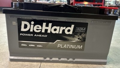 New DieHard Platinum H8 AGM Battery 900 CCA Mercedes Ferrari Maserati BMW Audi