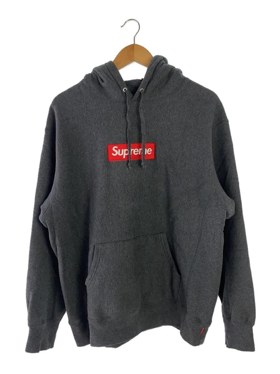 Sweat à capuche Supreme gris M occasion