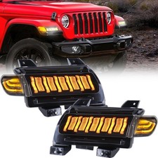 USA VERSION LED SEQUENTIAL TURN SIGNAL LIGHTS FOR JEEP WRANGLER JL 2018-2025
