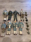 Vintage 11-12"  GI JOE Military Army Action Figures - Lot of 8
