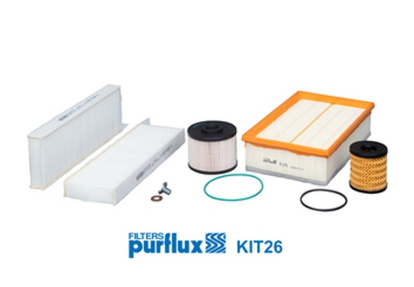 Purflux Filter-Satz KIT26 FüR Peugeot 5008 3008 1 GroßRaumlimousine Van Hdi 136-image