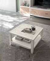 Kaffeetisch Design Couchtisch Holz Modern Tisch Wohnzimmer Italien Neu