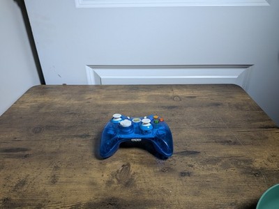 PDP Rock Candy Wired Controller for Xbox 360   Clear Blue  Blueberry Boom 