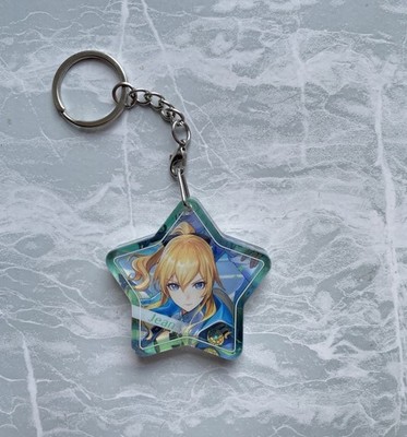Genshin Impact Keychain Jean MiHoyo Original Game Merch Anime