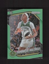 2025 Panini Prizm WNBA #116 Dominique Malonga Lime Green Prizms #/225