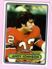 1980 Topps Andy Johnson #372 New England Patriots