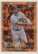 2023 Topps Chrome Sapphire Edition Orange 11/25 Brandon Drury #14 0z0v