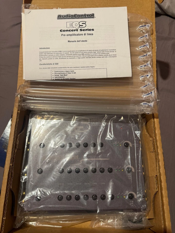 BOXED AudioControl EQS- 6 Channel Out equalizer Crossover Audio Control EQ eqs - Image 2 of 4