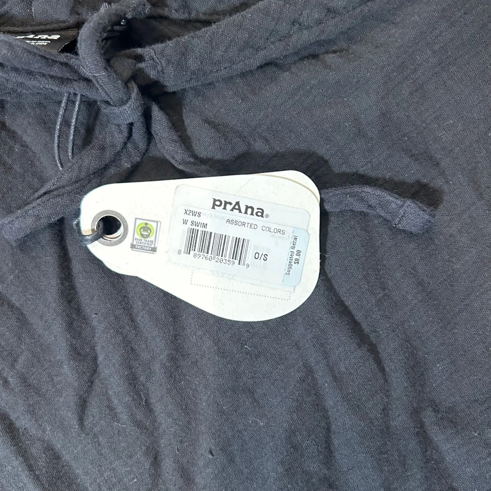 Saia Maxi Prana Hideaways Preta Tamanho Grande Nova Com Etiqueta - Imagem 3 de 4