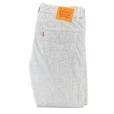 Men s Levi s 505 Corduroy Pants 36x32, Straight Fit, Sky Blue Pants Light Blue