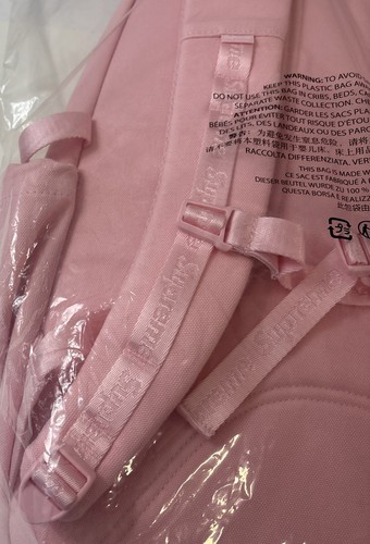 MOCHILA SUPREME SS25 ROSA CLARO OS (TOTALMENTE NUEVA) (100% AUTÉNTICA) - Imagen 14 de 20