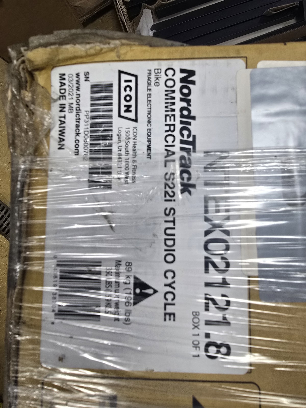 NordicTrack Commercial S22i Studio Cycle Exercise Bike NTEX02121 NEW IN BOX