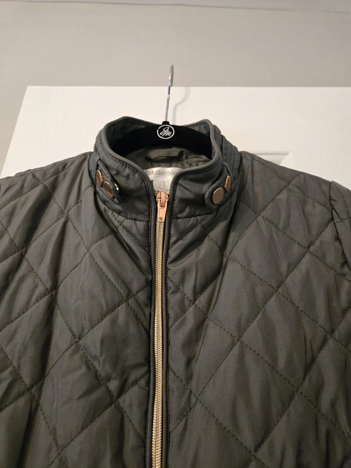 Womens Green Maternity Coat Size Small from Motherhood Maternity - Image 3 of 4