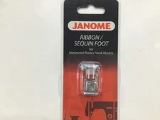Janome Ribbon / Sequin Foot For Horizontal Rotary Hook Models #200332000 NEW