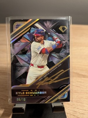 Kyle Schwarber   2024 Topps Black Gold / Diamond Icons Autograph /10