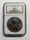 1994 Silver Eagle NGC MS69 Brown Label (Qty. 3)