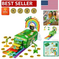 Complete St. Patrick's Day Leprechaun Trap Set for Kids - 1 Green Box  Stickers
