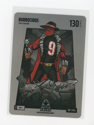 Bo Jackson Battle Arena Burrocious Silver Steel Battlefoil Joe Burrow SBF-4