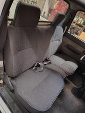 97 Toyota Tacoma Bench Seat Set Brown Cloth With Seat Belt Buckles - See Images 97 Toyota Tacoma Bench Seat Set Brown Cloth With Seat Belt Buckles - See Images