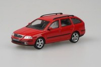 Skoda Octavia Ii Combi (2004) - Rot Corrida Uni Abrex 1:43