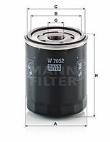 MANN-FILTER W 7052 ÖLfilter FüR Vw