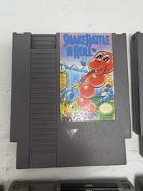 Nintendo NES 6 Games Lot Volleyball Blades Of Steel Punch Out Bowling Break Time