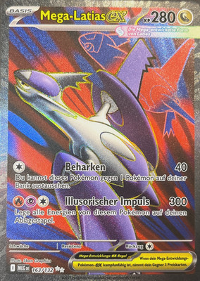 Mega-Latias ex 163/132 Full Art | Mega Entwicklung | Deutsch | Near Mint