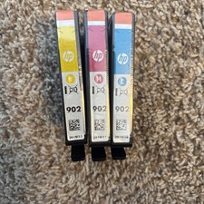 HP 902 Tri-Color Cyan Magenta Yellow Ink Cartridges Exp 2019