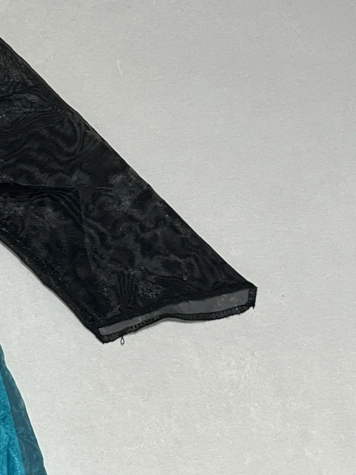 Disney Princesa Frozen Elsa Coronación Vestido Niños 4 - 6X Disfraz Halloween Verde azulado Foto 3 de 4