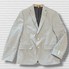 Class Club Gold Label Boys Blazer Blue Check Stretch Modern Fit XL