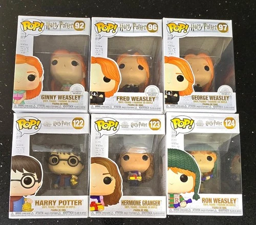Funko Pop! Harry Potter Nos. 92, 96, 97, 122, 123, And 124 (SIX TOTAL)