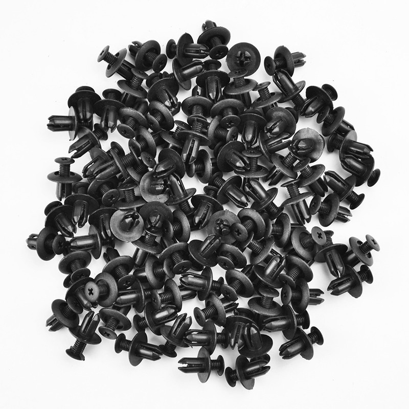 100pcs Rivets Plastic For A Hole Of 8mm In Diameter Buses Trains ...