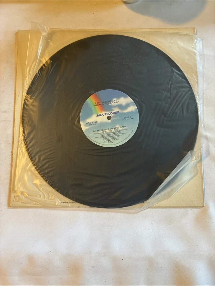 Patti LaBelle & Michael McDonald On My Own 12" EP 1986 MCA Records MCAT 1045 LP - Image 3 of 4