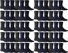 180 PK Yacht&Smith Non Slip Gripper Bottom Men's Winter Thermal Tube Socks 10-13