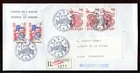 1987 France registered Europa FDC Council of Europe Strasbourg first day cover