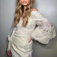 🦄 BNWT Zimmermann Postcard Mini Dress Size 2 🦄 