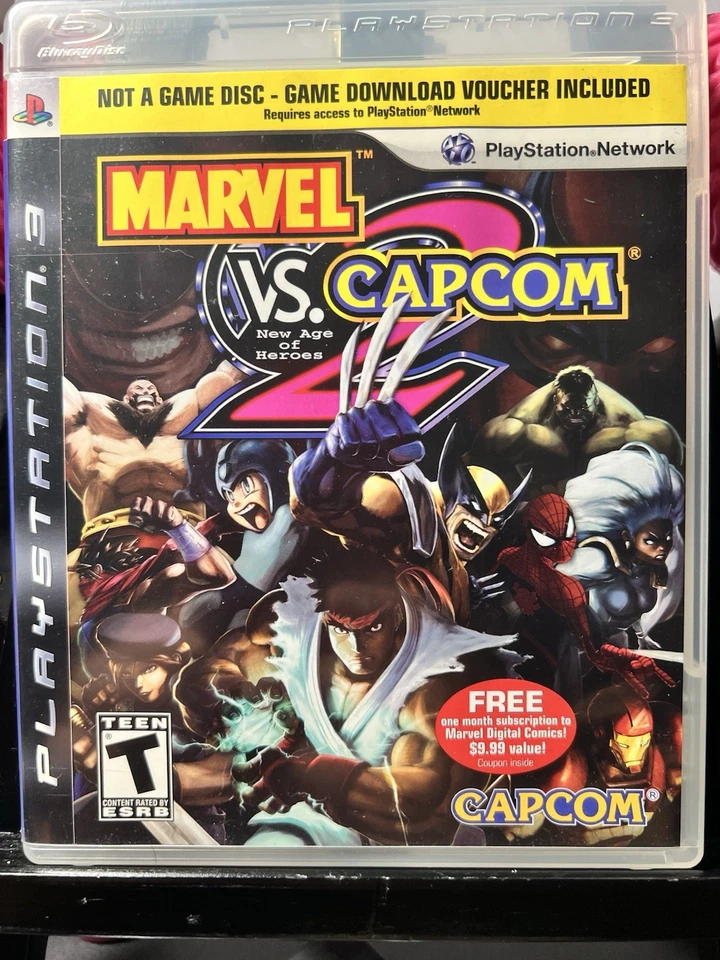 🔥 Marvel vs. Capcom 2 (PlayStation 3, PS3 2012) RARE MINT CONDITION FAST SHIP - Image 3 of 4