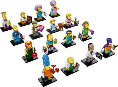 LEGO 71009 Minifigures Simpsons Series 2   Complete Set of 16 Factory Sealed
