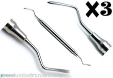 3 Pcs 2-3 Heidbrink Dental Root Tip Picks Surgical Elevator Instrumentscs