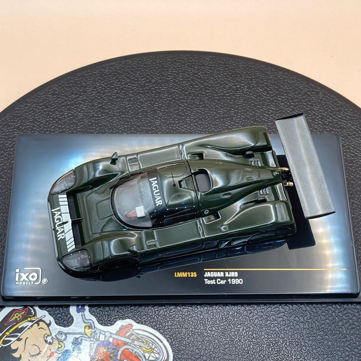 IXO 1/43 Jaguar XJR9 Test Car 1990 Khaki Le Mans Black Diecast