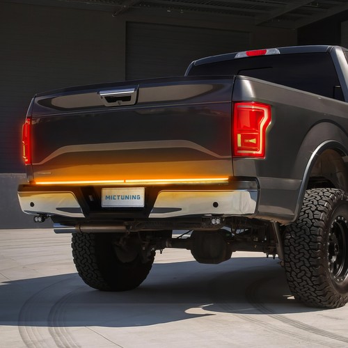 MICTUNING 60" Tailgate Light Bar 3 Rows Light LED Strip For Truck Car Trailer RV - Picture 4 of 24