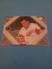 !!!    GORDIE HOWE  BLACK DIAMOND  GALLERY  HOCKEY  CARD  $$